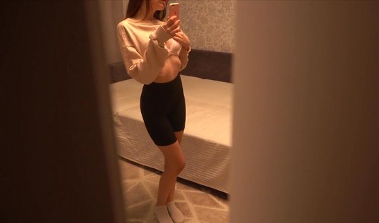 Russian premium girl came to the hotel to fuck pussy 