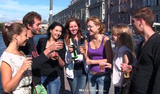 ⁣Russian students celebrated graduation with a noisy orgy 