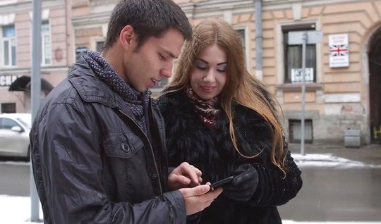 Peak Russian beauty with slender legs ends with sex 