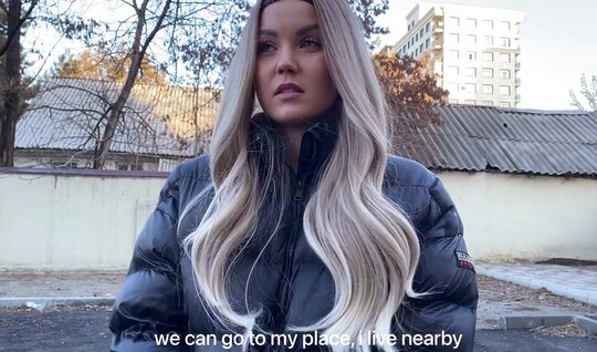Pikaper inserted a dick into the wet pussy of a Russian young bitch 