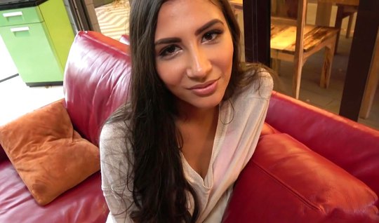 Beautiful brunette rides on the dick of the boy next to homemade porn 