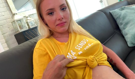 Summary young sister showed Boobs and waived homemade porn first person 