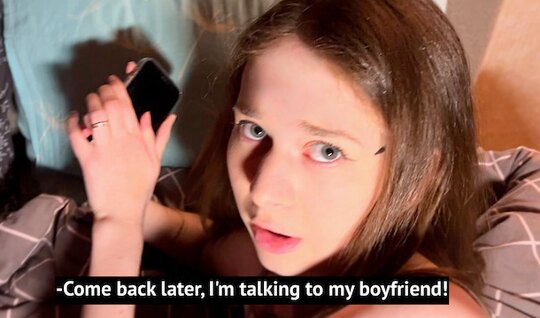 Stepsister agreed with her brother to have sex in homemade porn 