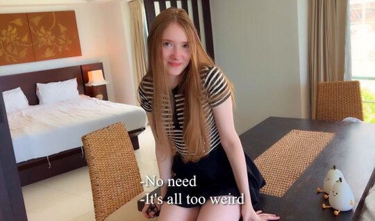 Persuaded a young Russian bitch for sex was very easy 