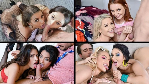 MYLF | Two Girls One Cock Compilation (Penny Barber, Brooklyn Chase, Nadia White) 