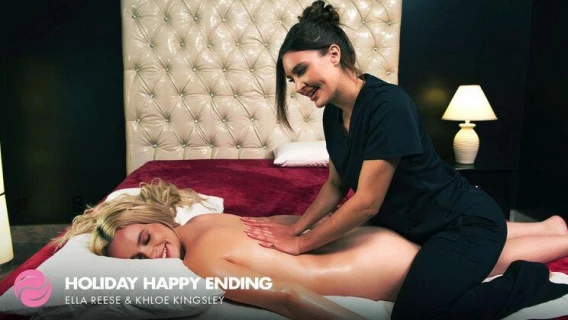 ⁣Fantasy Massage | Holiday Happy Ending (Khloe Kingsley, Ella Reese) 