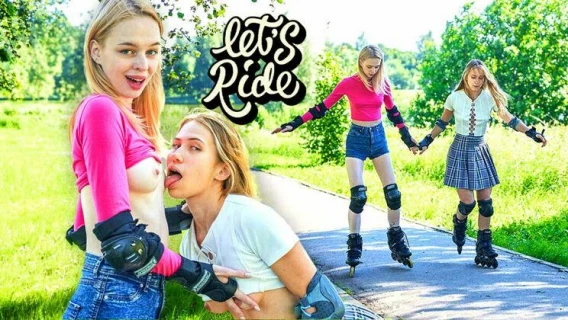 ⁣Club Sweethearts | Elloise And Nika Horny On Rollerblades (Nika Murr, Elloise Arti) 