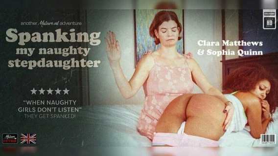 ⁣Mature.nl | Teeny Sophia Quinn Gets Spanked By Her Wicked Stepmom Clara Matthews After Being Naughty (Clara Matthews (EU), Sophia Quinn) 