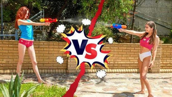 Club Sweethearts | Angel VS Elise Pussy Competition (Elise Moon, Angel Rai) 