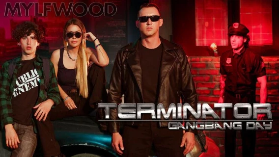 MYLFwood | Terminator: Gangbang Day (Billy Boston, Dylan Ledger, Pierce Paris) 