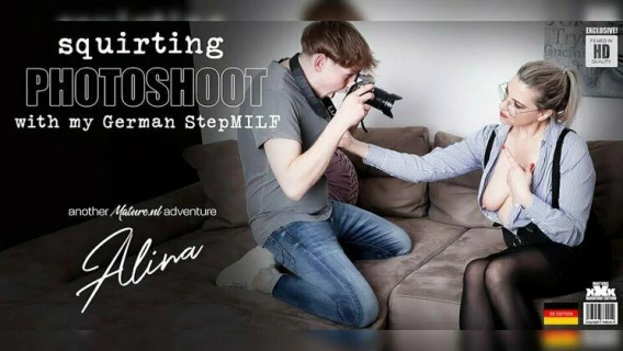 ⁣Mature.nl | Fucking My 53 Year Old German Squirting StepMILF Alina During A Photoshoot And Make Her Cum (Alina (EU), Hugh Stefner) 