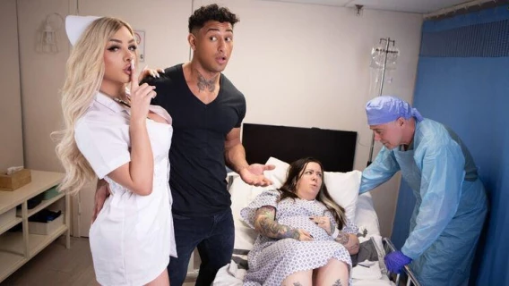 Trans Angels | Horny Nurse Wants Some DILF (Angellica Good, Kenzo Alvarez) 