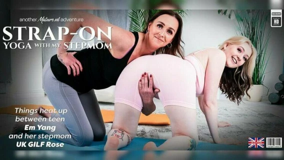 ⁣Mature.nl | Young Babe Em Yang Gets A Lesson In Pussylicking Strapon Yoga From Her Naughty Stepmom UK Gilf Rose (UK Gilf Rose (EU), Em Yang (EU)) 