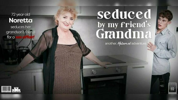 Mature.nl | Curvy 72 Year Old Granny Noretta Seduces Her Grandsons Best Friend To Fuck Her Hard On The Couch (Noretta, Big Nick) 