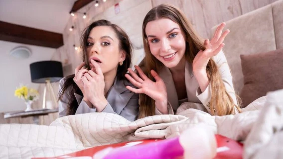 ⁣Lesbea | Lesbian MILF Brings Dildo To Work (Arina Shy, Sabrisse) 