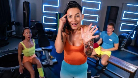 Fitness Rooms | Big Cock Gym Threesome With Babes (Lexi Dona, Matthew Meier, Caramella Del X) 