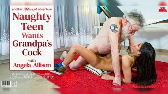 Mature.nl | Naughty Te*** Angela Allison Seduces An Old Grandpa (Kees, Angela Allison) 