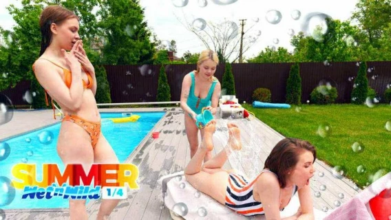 ⁣Club Sweethearts | Summer Wet 
 Wild 1/4 (Rebecca Nikson, Milka Wey, Lana Rose) 