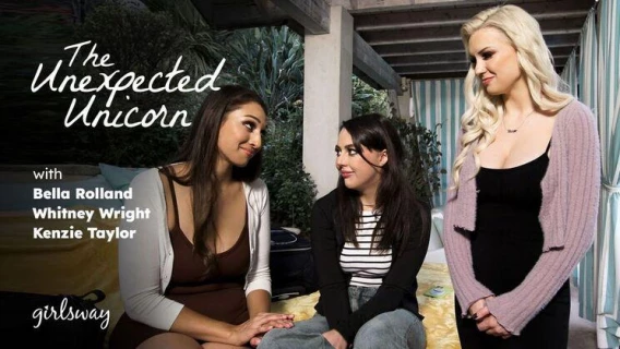⁣Girlsway | The Unexpected Unicorn (Whitney Wright, Kenzie Taylor, Bella Rolland) 