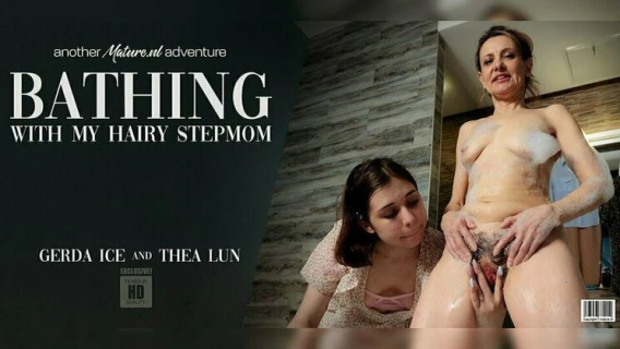 Mature.nl | Hairy Mature Gerda Ice Seduces Her Stepdaughter In A Wet Old And Young Lesbian Adventure (Thea Lun, Gerda Ice) 