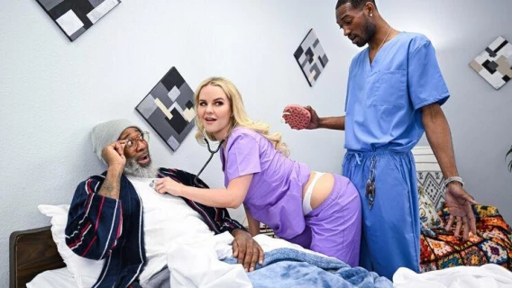 Brazzers | Ass-isted Living Nurse Does Anal (Slimthick Vic, Shaundam, Hollywood Cash) 