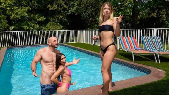 Sneaky Sex | Take A Dip With A Big Dick (Jmac, Sisi Rose) 