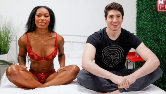Hot Guys Fuck | His First Time! Virgin Fabio Armani Warms Up To Sexy Nadia Jay (Fabio Armani, Nadia Jay) 