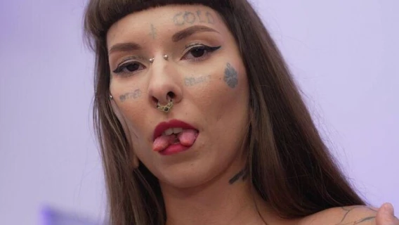 NRX Studio | First ANAL With A Tattooed Skinny Bitch ! First Monster Cock (Marseline Black, Tim Monster Cock) 