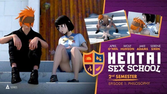 Adult Time Animation | 2nd Semester Episode 1: Philosophy (Dee Williams, Kira Noir, Jake Adams) 