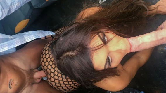 Female Fake Taxi | Two Guys Give Her Loud Orgasms (Princess Jas) 