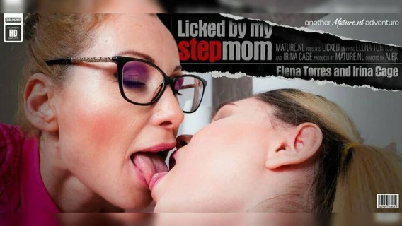 Mature.nl | Teeny Babe Irina Cage Is Eating Out Her Stepmom Elena Torres And Fucking Her With A Strapon (Elena Torres, Irina Cage) 