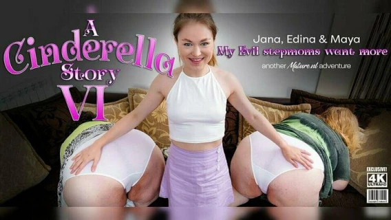 Mature.nl | Evil Stepmoms Jana & Edina Are Back To Get Their Stepdaughter Maya Between Their Big Legs (Maya, Edina, Jana) 