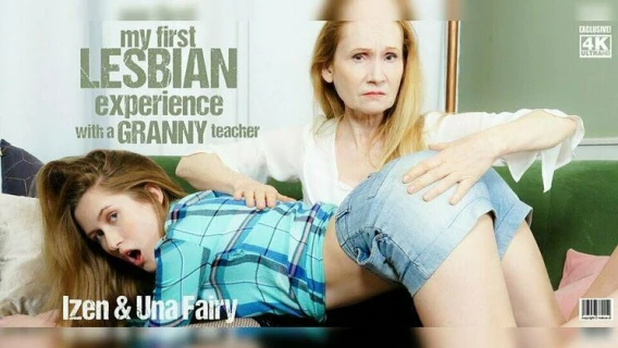 Mature.nl | Te*** Una Fairy Gets Her First Lesbian Experience From Her Granny Teacher Izen (Una Fairy, Izen) 