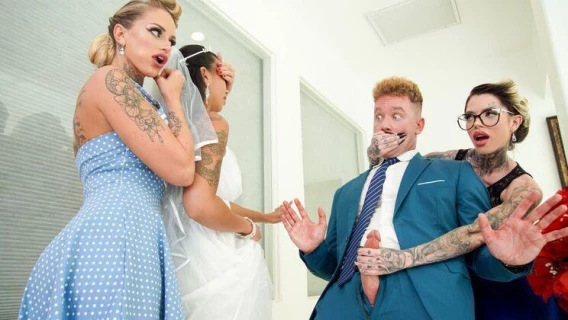 Brazzers | Â€?Til Sex Do Us Part (Stephanie Love, Van Wylde, Ameena Green) 