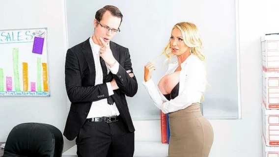 Naughty Office | Too Much Office Sex Gets Nikki Benz Fired, Then Rehired (Justin Hunt, Nikki Benz) 