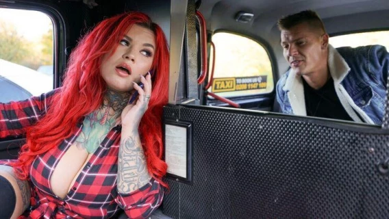 Female Fake Taxi | Busty New Driver Gets Her Thrills (Damian Dickey, Sabien DeMonia) 