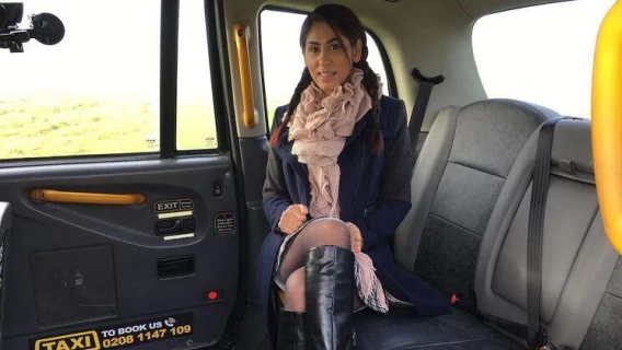 Fake Taxi | British Babe Gives Great Deepthroat (John, Sahara Knite) 