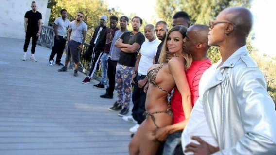 Interracial Blowbang | Brooklyn Chase (Jack Blaque, Ricky Johnson, Chris Cock) 
