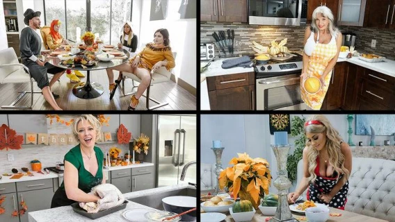 MYLF | Best Of Thanksgiving Mylfs . (Kayla Kayden, Juliett Russo, Dee Williams) 