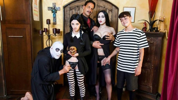 MYLF | Addams Family Orgy (Eric John, Kate Bloom, Dick Chibbles) 