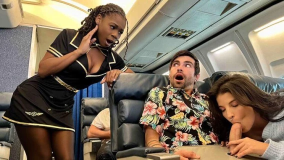 ⁣Brazzers | Jet Set Jizzers (Hazel Grace, LaSirena69, Lucky Fate) 