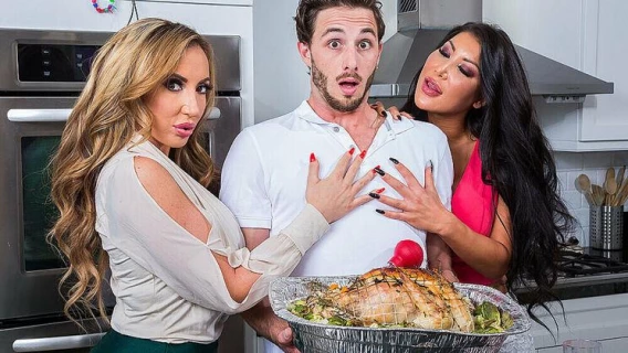 My Friends Hot Mom | Richelle Ryan And August Taylor Tag Team A Young Dude (Lucas Frost, August Taylor, Richelle Ryan) 