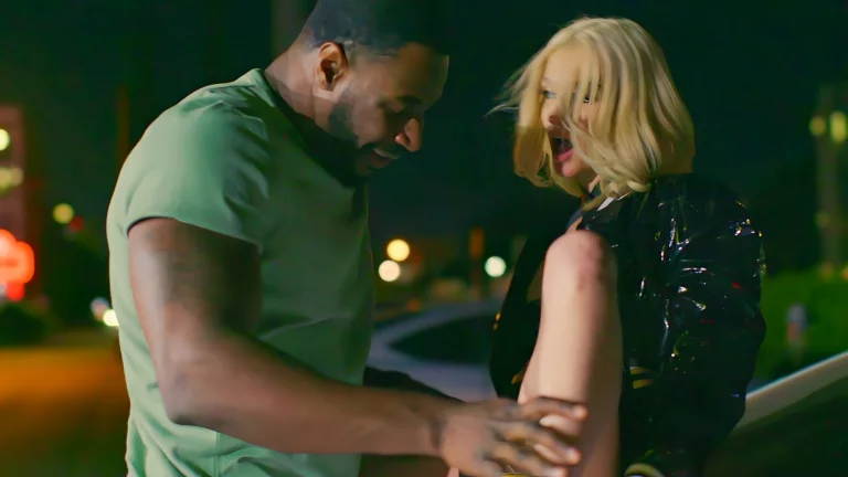 Petite Blonde Emma Rosie Has A Taste For Big Black Dick 