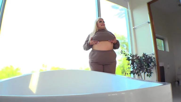⁣Chubby Blonde Is Black Balled 