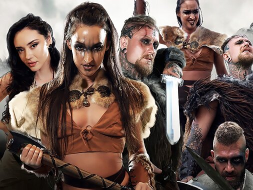 ⁣Wars of the Clans - Episode One. Dirty, Savage Barbarian Amirah in the Viking Camp 