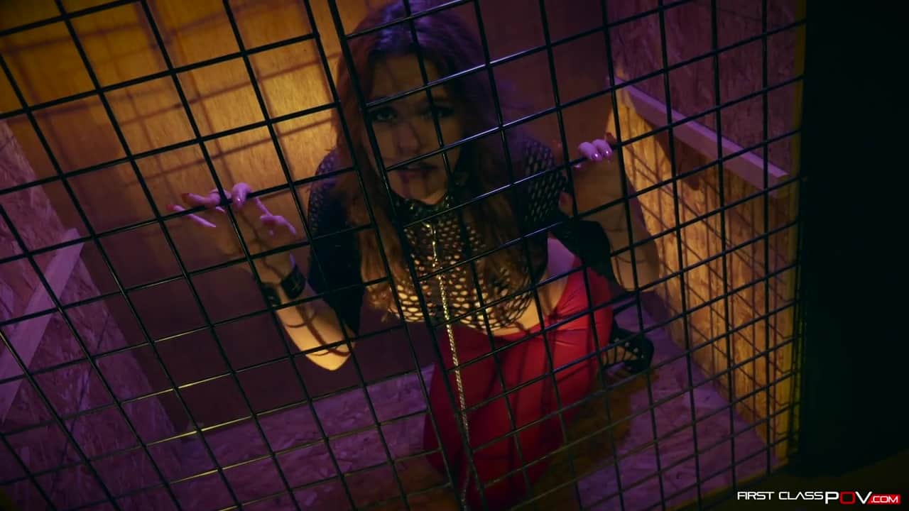 Krissy Lynn Gets Caged  
