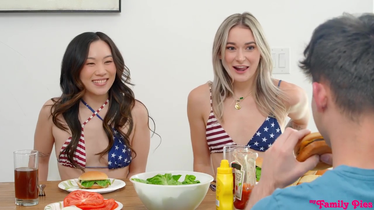 ⁣Hey Stepbro Do You Want To Taste My Burger On The Fourth Of July  