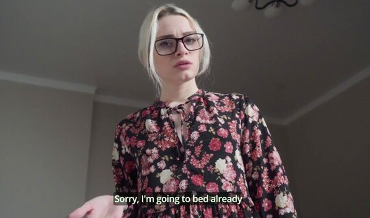 Russian modest sister didn’t understand how she agreed to anal 