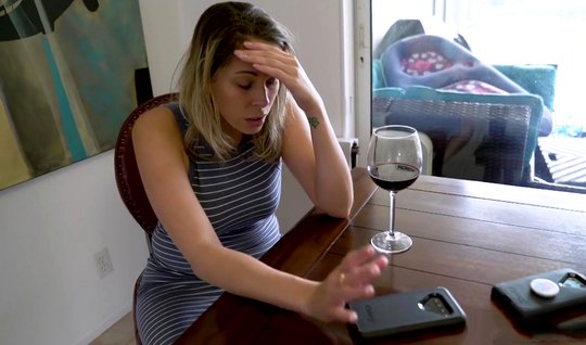 A drunken mother did not deny her stepson sex and spreads her legs in front of him for love 