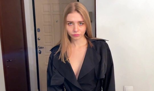 Russian girl cheats on her man during homemade porn with her lover 